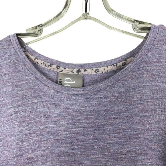 Dolan Left Coast Collection Grey Scoop Flutter Short Sleeve Top Size Medium‎ - Picture 4 of 10